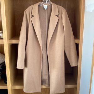 Tan Car Coat Size L
